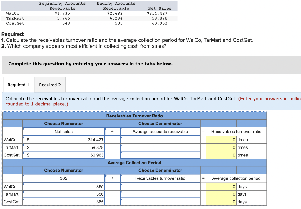 ee CAN YOU PLEASE SPECIFY WHAT GOES INTO THE AVERAGE ACCOUNTS RECEIVABLE