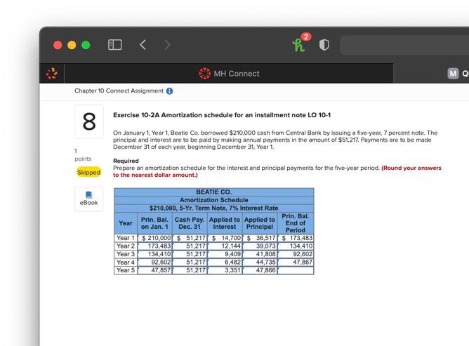 h MH Connect MQ Chapter 10 Connect Assignment 00 Exercise 10-2A