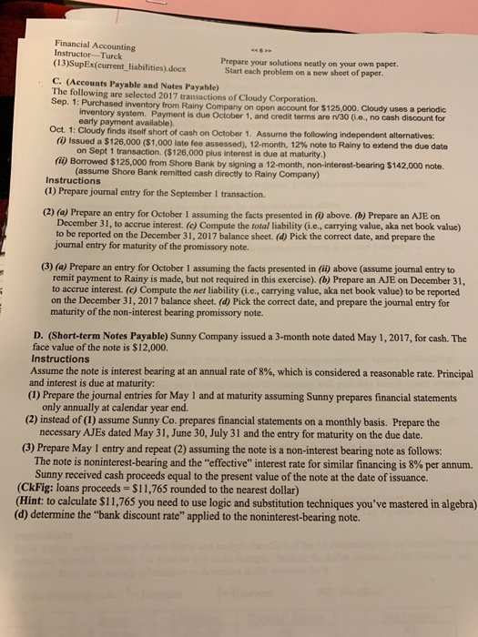  need help on both Letter C and D do letter D