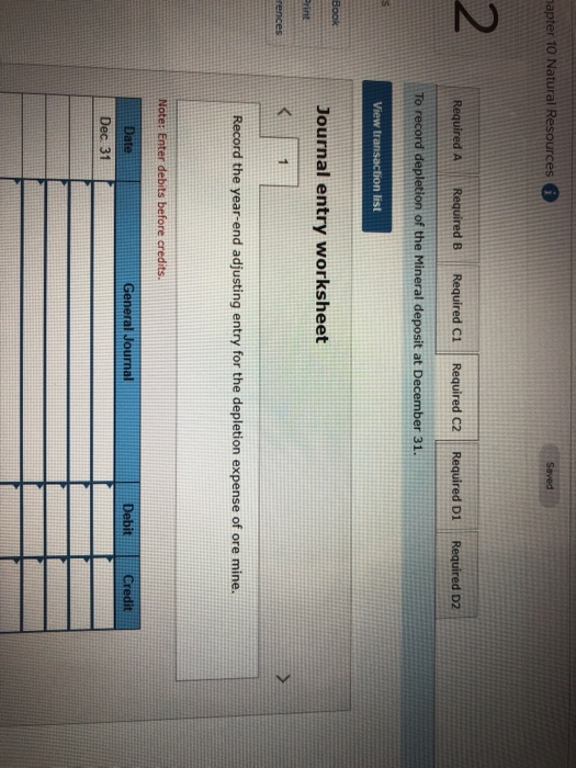 no salvage value and is capable of mining the ore deposit in
