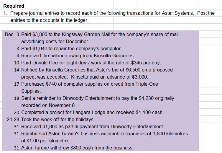complete this first part plz kinsetta will pay $5950 as per previous