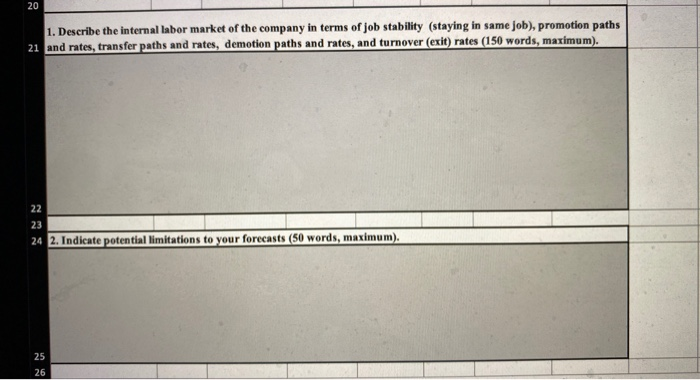 of 100 words and the second one in maximum of 50 words.