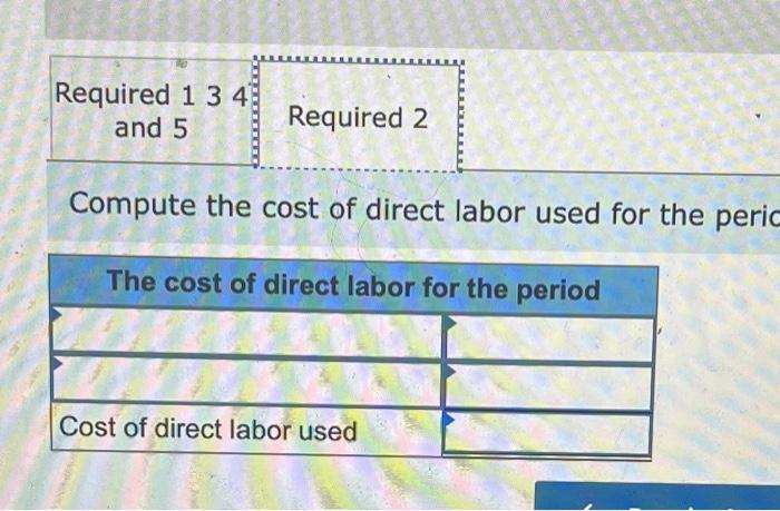 order costing system. Overhead is applied using a predetermined overhead Compute the