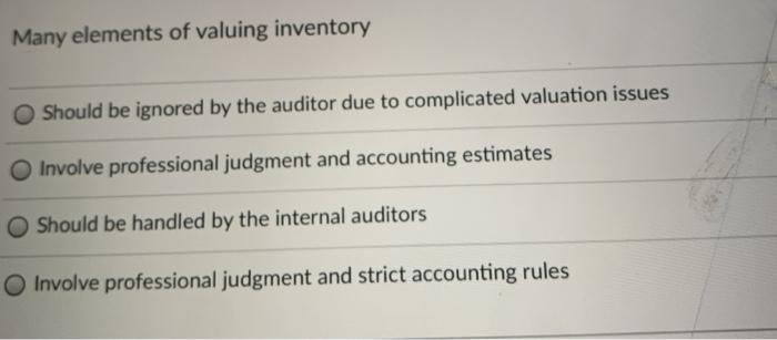 O Cost of goods sold will be overstated Cost of goods sold