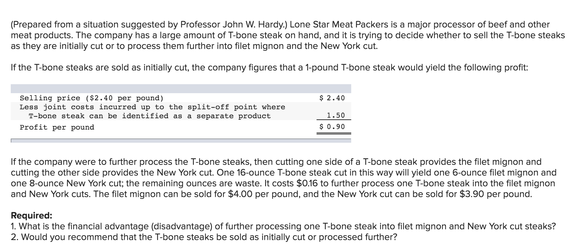  Please answer questions 1 and 2 (Prepared from a situation suggested
