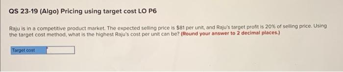 using variable cost LO P6 GoSnow sells snowboards. Each snowboard requires direct