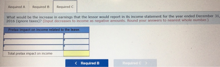 finance lease calls for annual lease payments of $60,000 over a six-year