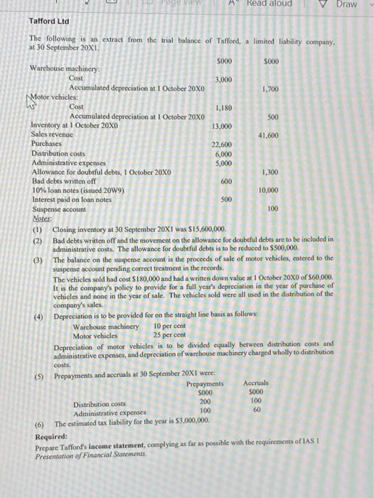  3 9 VIEW A Read aloud V Draw Tafford Ltd The
