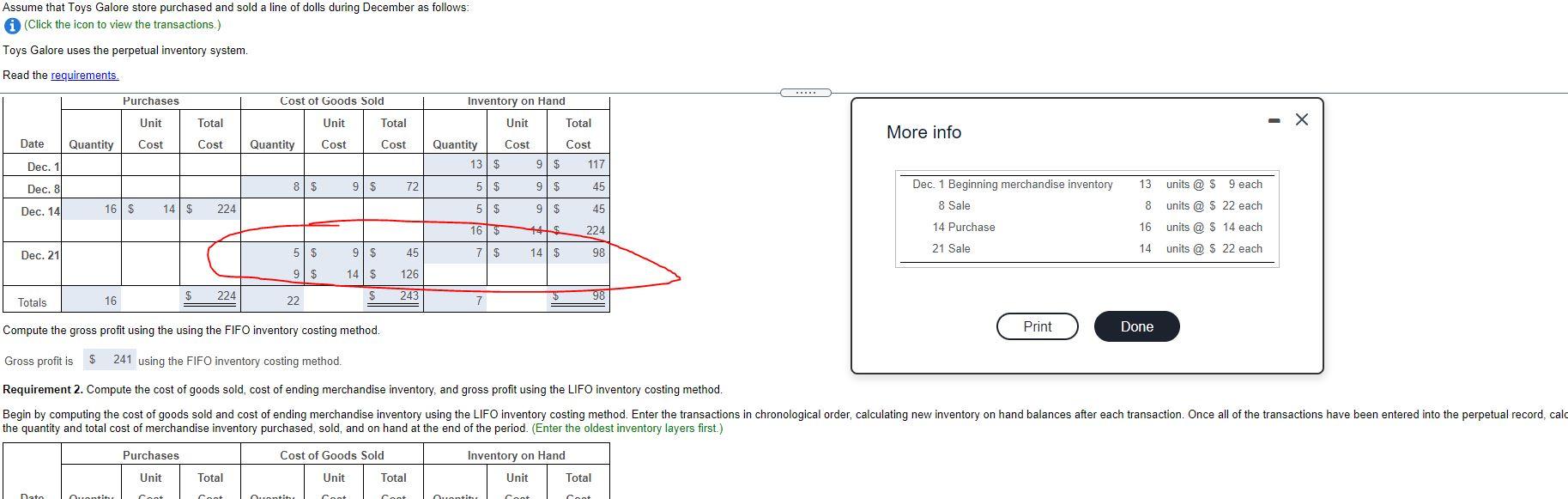 How did the number I indicate come about please explain? Assume that