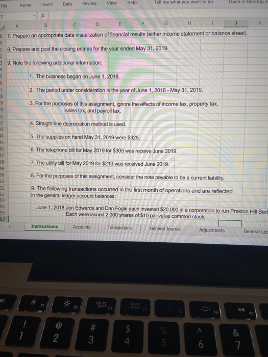 to the General Ledger Prepare the Unadjusted Trial Balance Journalize any adjusting