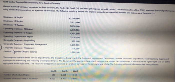  Correct ones with red X Prol Center Responsibility Reporting for a