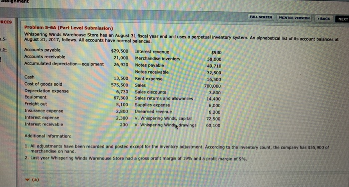  gross profit margin and profit margin. Assignment FULL SCREEN PRINTER VERSION