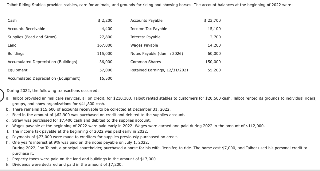 Please check my work and help with questions 3-7 please! Talbot Riding