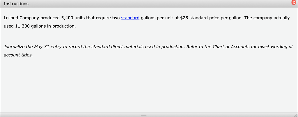 last post :( Factory Overhead Volume Variance Tip Top Corp. produced 2,100
