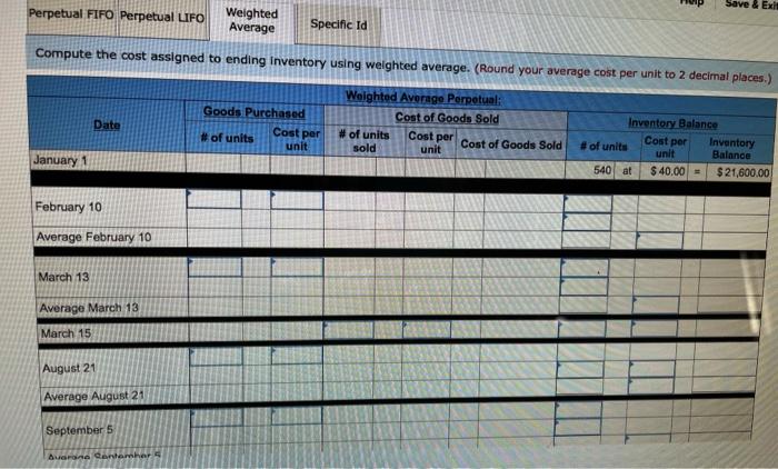 per unit 100 units @ $24 per unit Activities Beginning inventory Purchase
