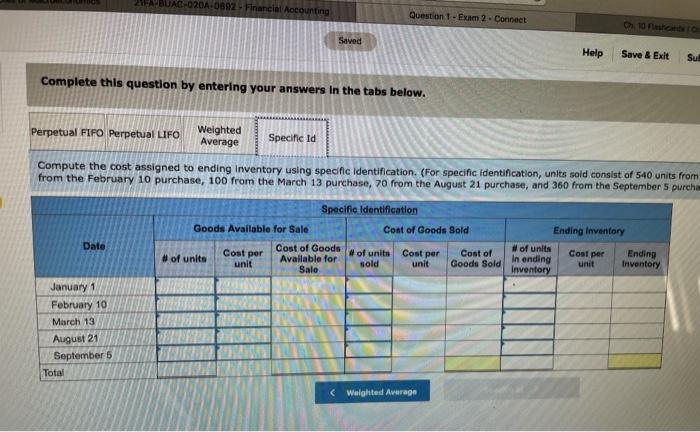 Purchase Sales Purchase Purchase Sales Totals 650 units @ $85 per unit
