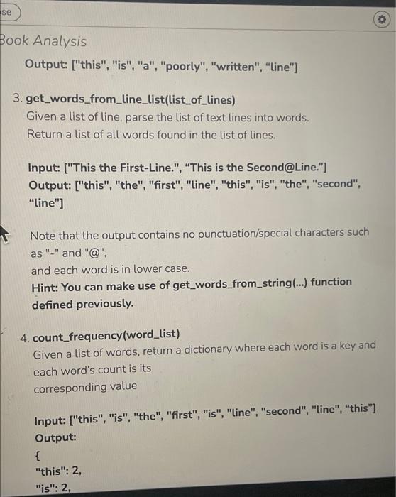 will parse text from a file and run some basic analysis on