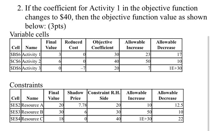  Answer the following problem systematically. Show your solution 2. If the