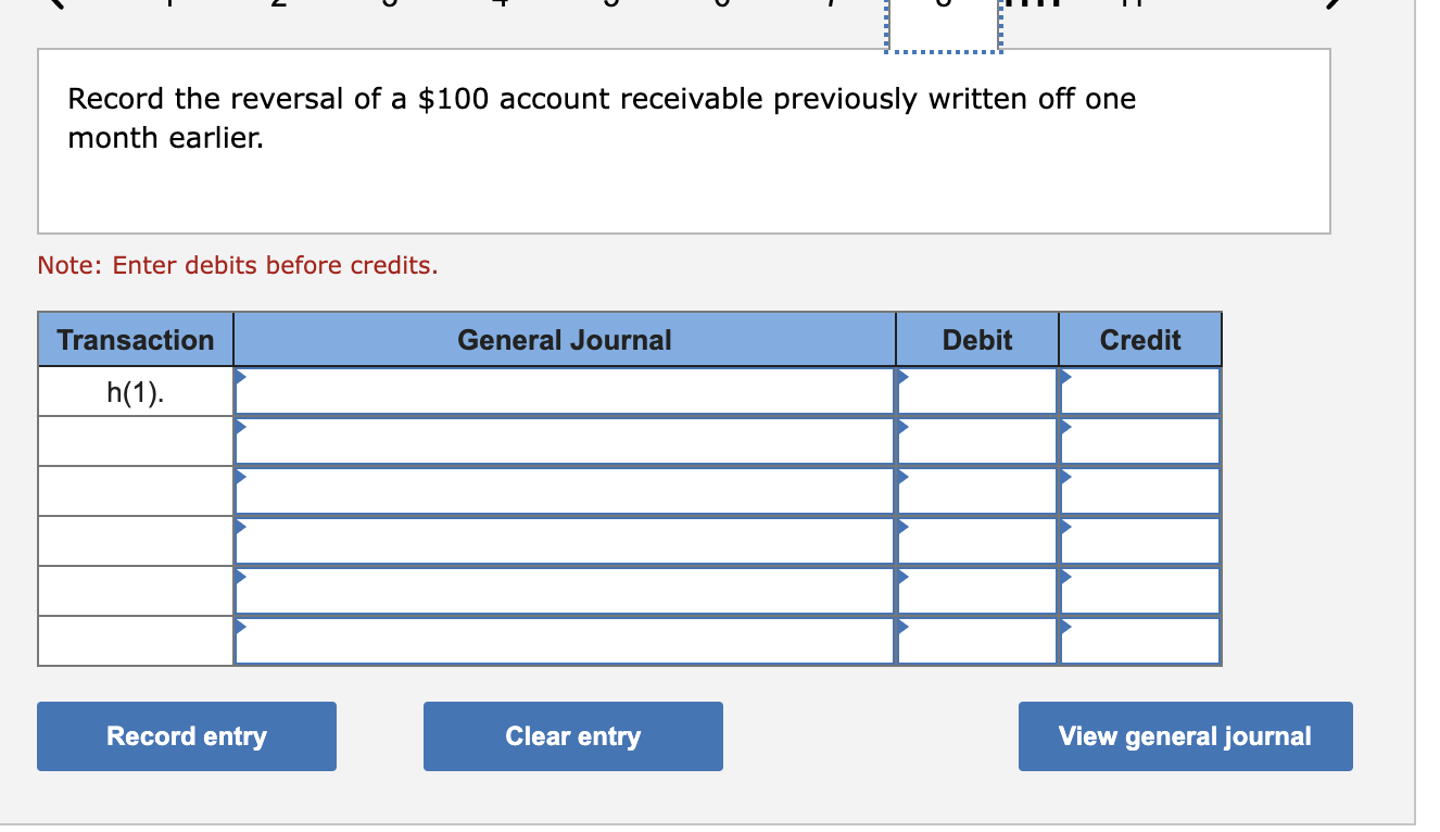 the end of the first quarter, the company switched to the aging