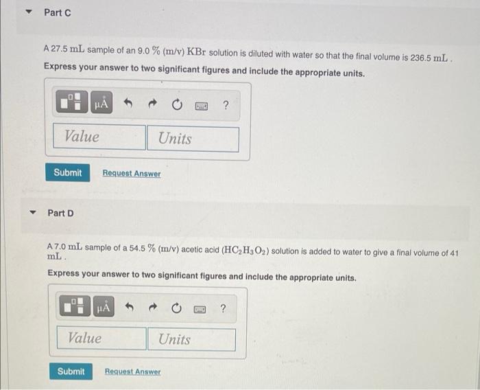 NaCl solution is diluted to a volume of 1.29 L and a