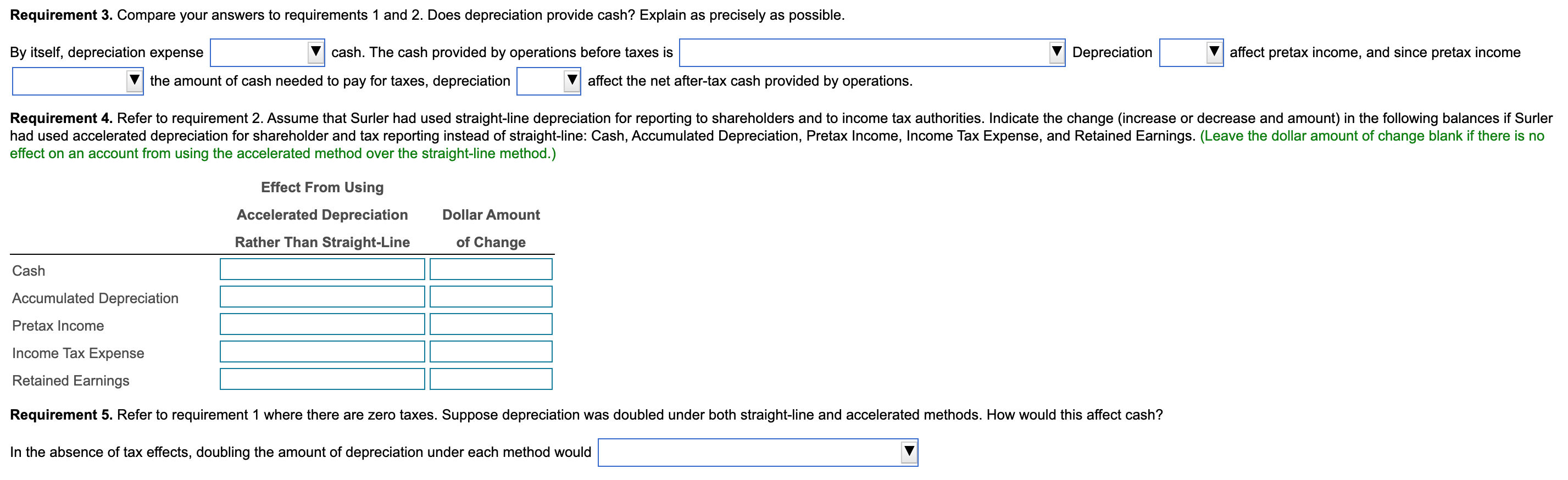MORE INFO: Surler Metal Products Company had the following balances, among others,
