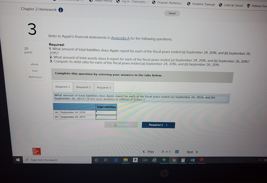  THE ACCOUNTING PROBLEM IS A THREE PART QUESTION ,: REQUIRED 1,2,3.