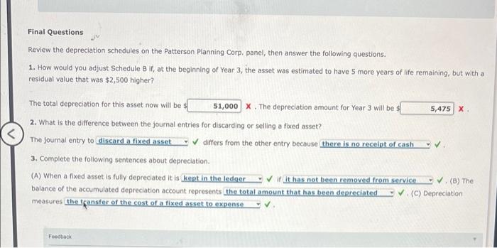 Intangible Patterson Planning Corp. You have been hired by Patterson Planning Corp.,
