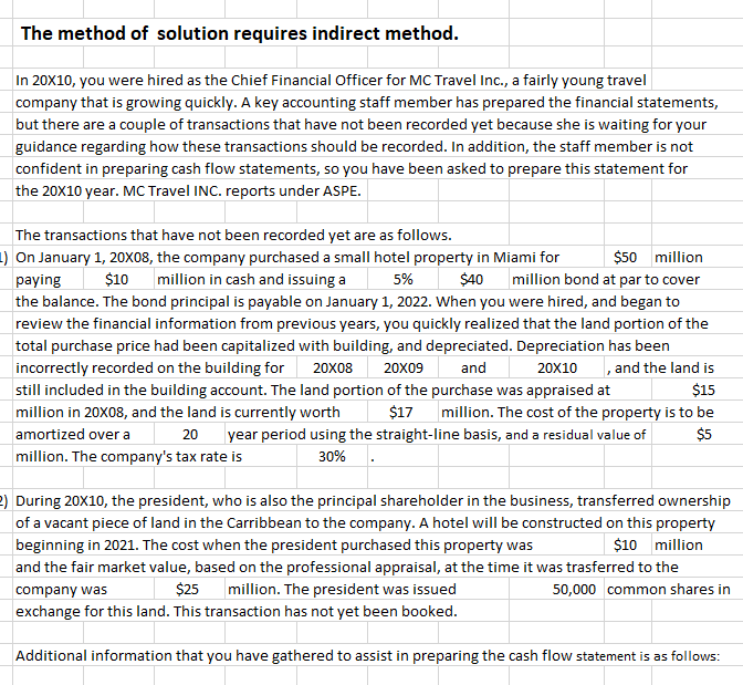 Please let me know if anymore information is required to answer