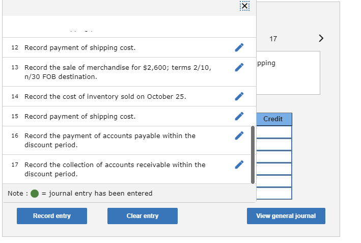 Purchased $4,600 of hair spray from Orbit Pro; terms 3/10, n/30, FOB