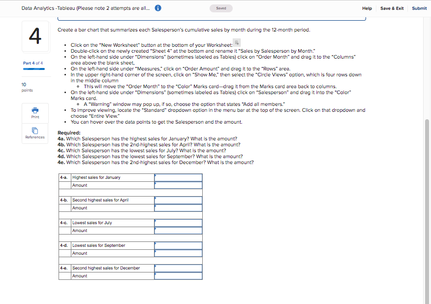 to download and install Tableau on your computer. Tableau provides free instructor