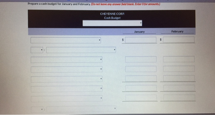 operating budgets for 2022 January February Support Sales Purchases $361,600 121,000 84.200