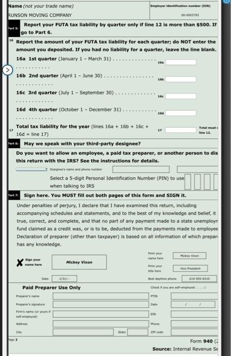 available 2022 rates were used for FUTA and SUTA. Note: The net