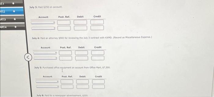 Expense, Aoverting Experse, Supples Experte, Insurance Expense. Depreclafon Experse, and Miscellanoon Exponse.