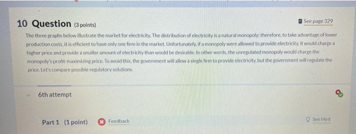 NEED ANSWER ASAP See page 329 10 Question (3 points) The three