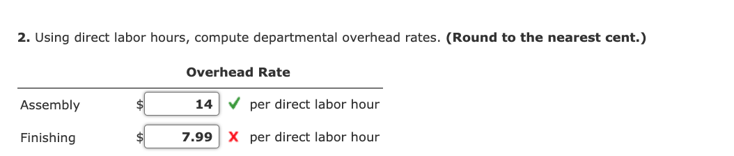 Thank you Reciprocal Method Eilers Company has two producing departments and two