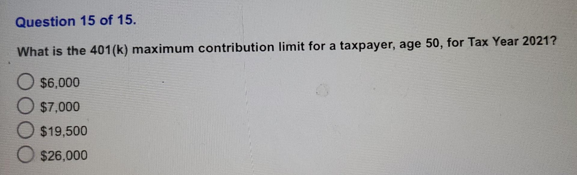  thanks 15 What is the 401(k) maximum contribution limit for a