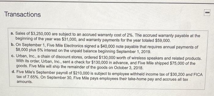 the icon to view the transactions.) Requirement 1. Report these items on