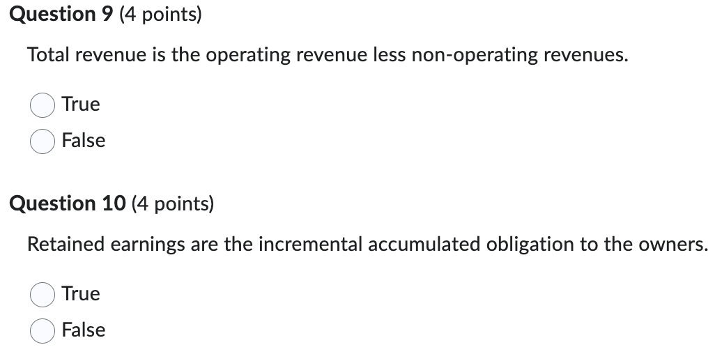account. debit credit Question 3 (4 points) What are retained earnings? Accumulated