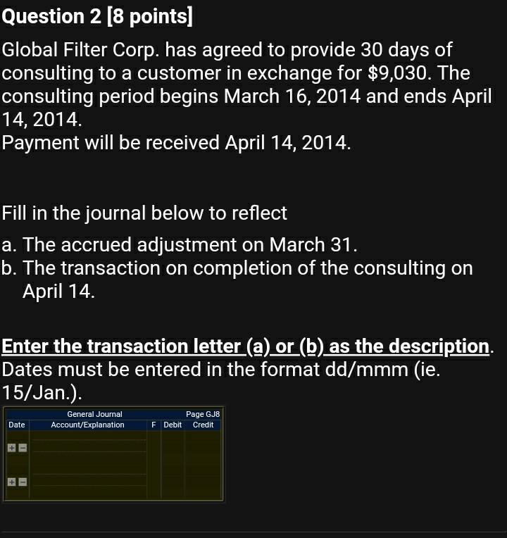 operations 2 years ago. Its adjusted account balances at July 31, 2014