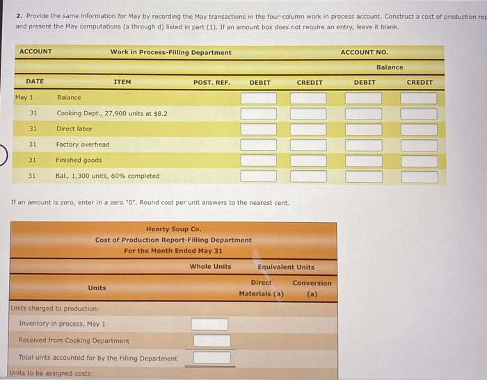 cooking and filling processes. Materials are entered from the cooking process at