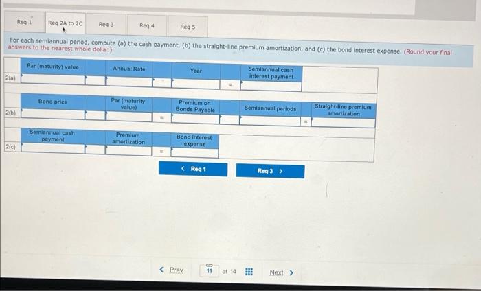 having trouble with it Required information Use the following information for the
