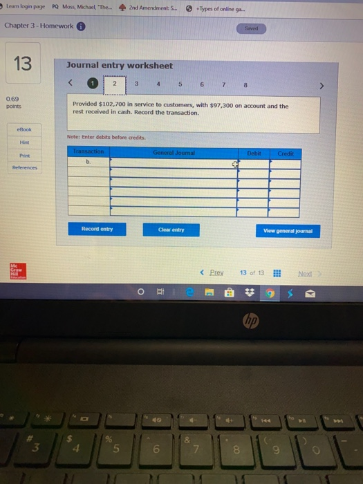 Learn login page Moss, Michael "The 4 2nd Amendment S... Types