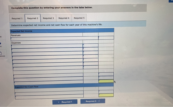 present value LO P1, P2, P3 Factor Company is planning to add