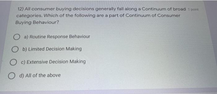 for every purchase. This occurs because O a) customers did not go