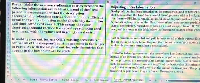 final debit or credit balance. Also, make sure you include the totals