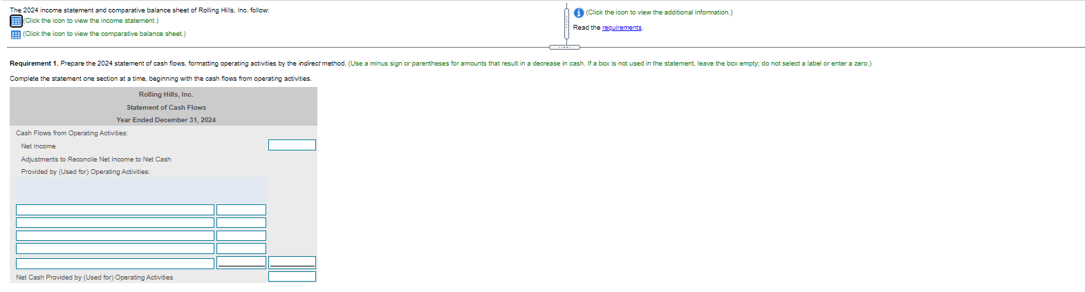  Click the icon to view the additional information.) The 2024 income