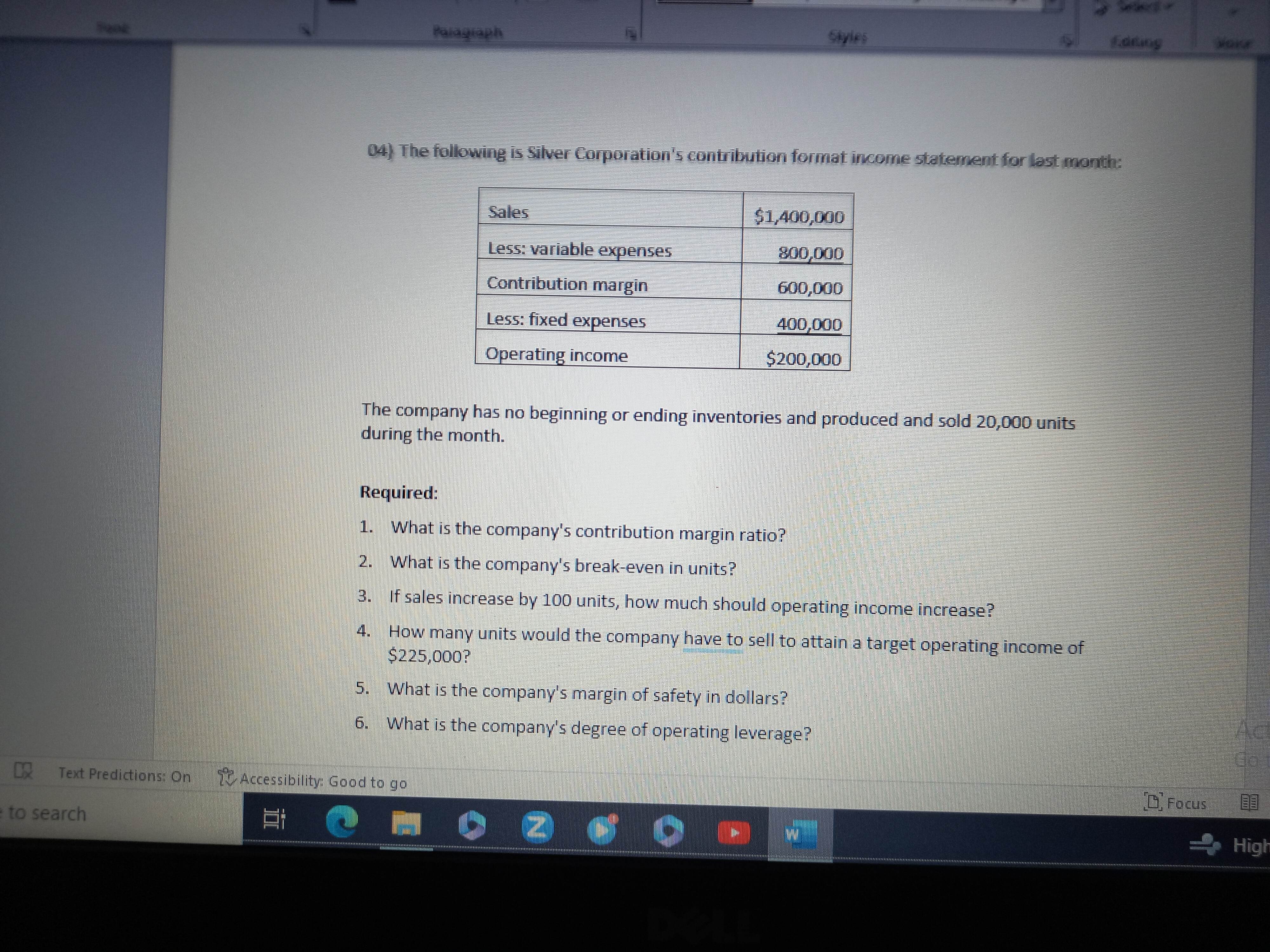  Answer all the questions. 