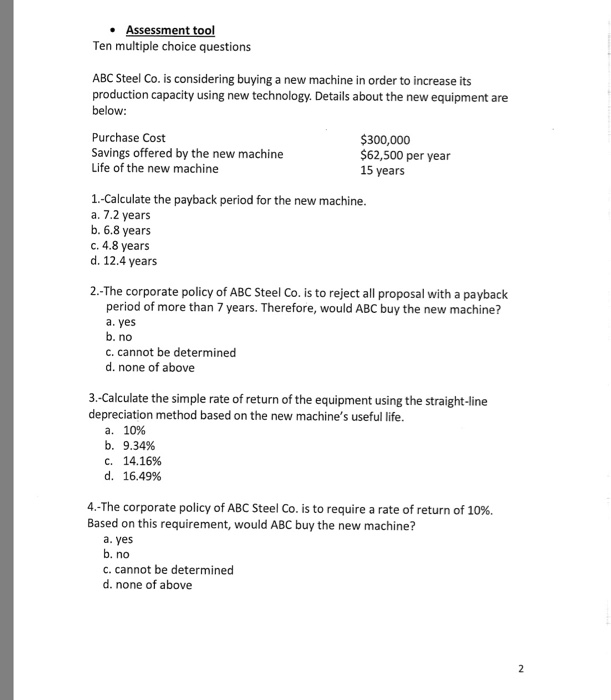  Please answer these questions in order . Make them clear .