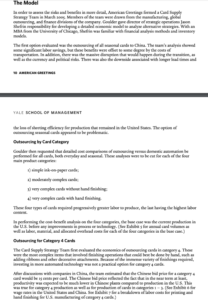 Please read the case and answer the questions. How do the "net"