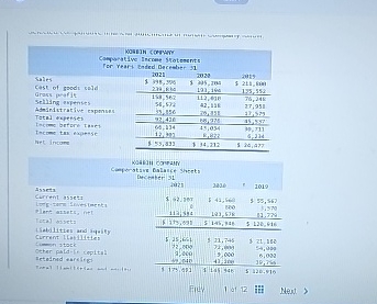  dithent (3) Required imomation \table[[HOREIN COMPANY],[Balince Shout Dale he Trend Porconts],[Doctmber